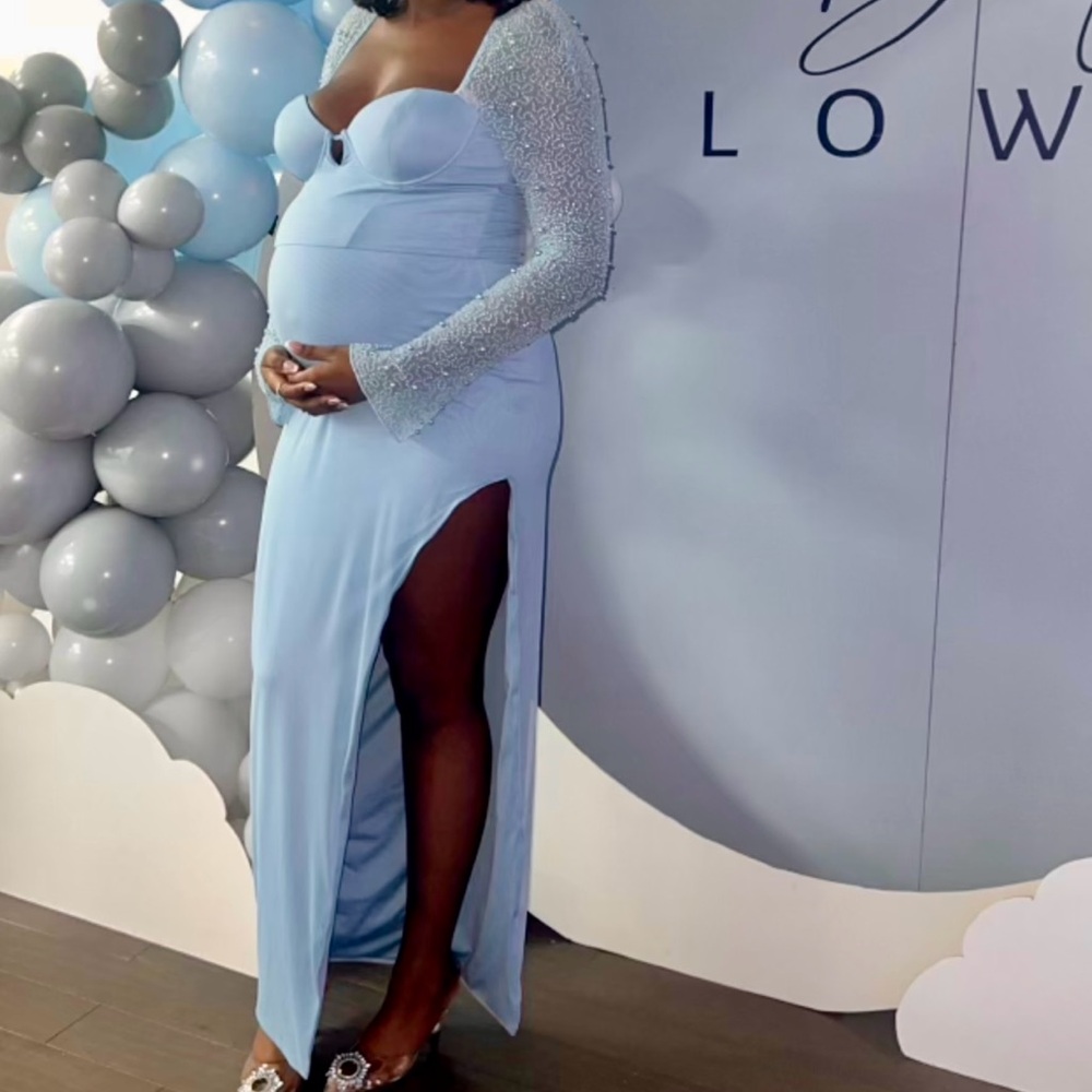 Oh Polly Atelier Light Blue Dress